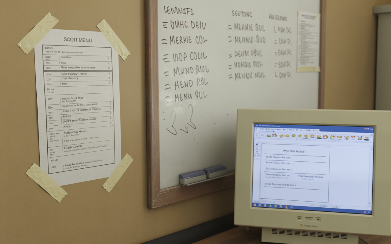 MiMenus legacy system